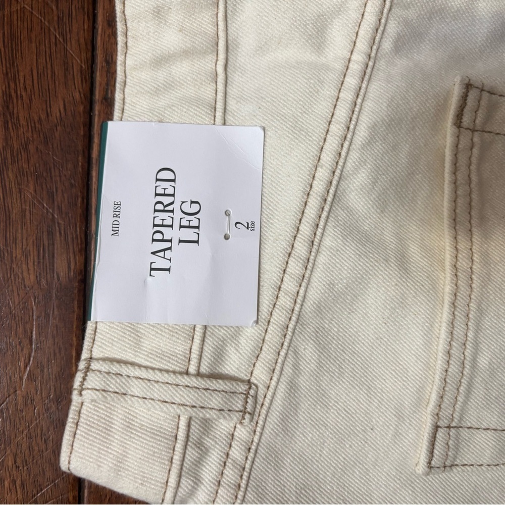 NWT High-Rise Overlap Waist Jeans - Future Collective Kahlana Barfield size 2 - Picture 6 of 7
